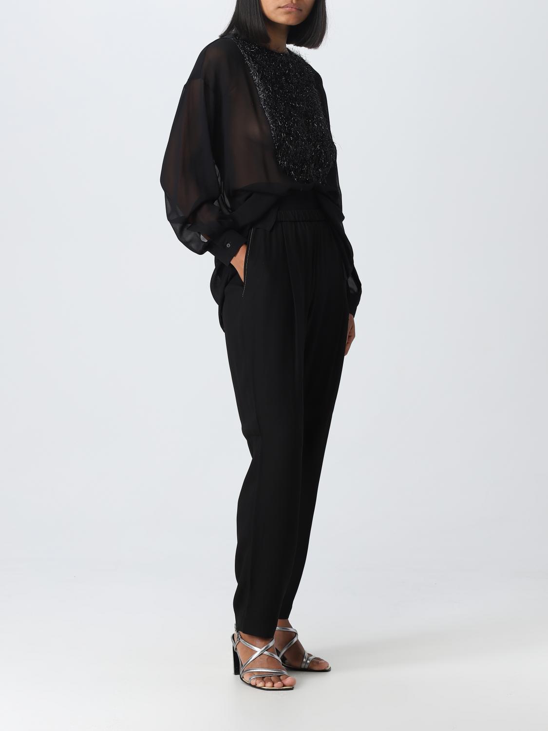 Fabiana Filippi Outlet: Pants woman - Black | Fabiana