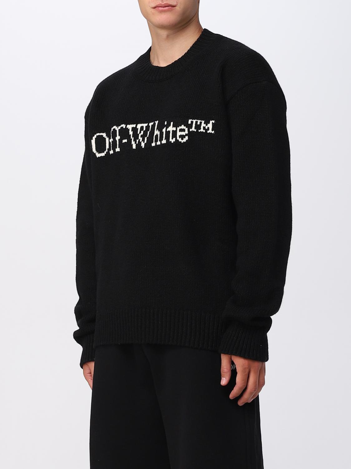 Off-White Sweater men - Black | OMHE167F23KNI002 | GIGLIO.COM