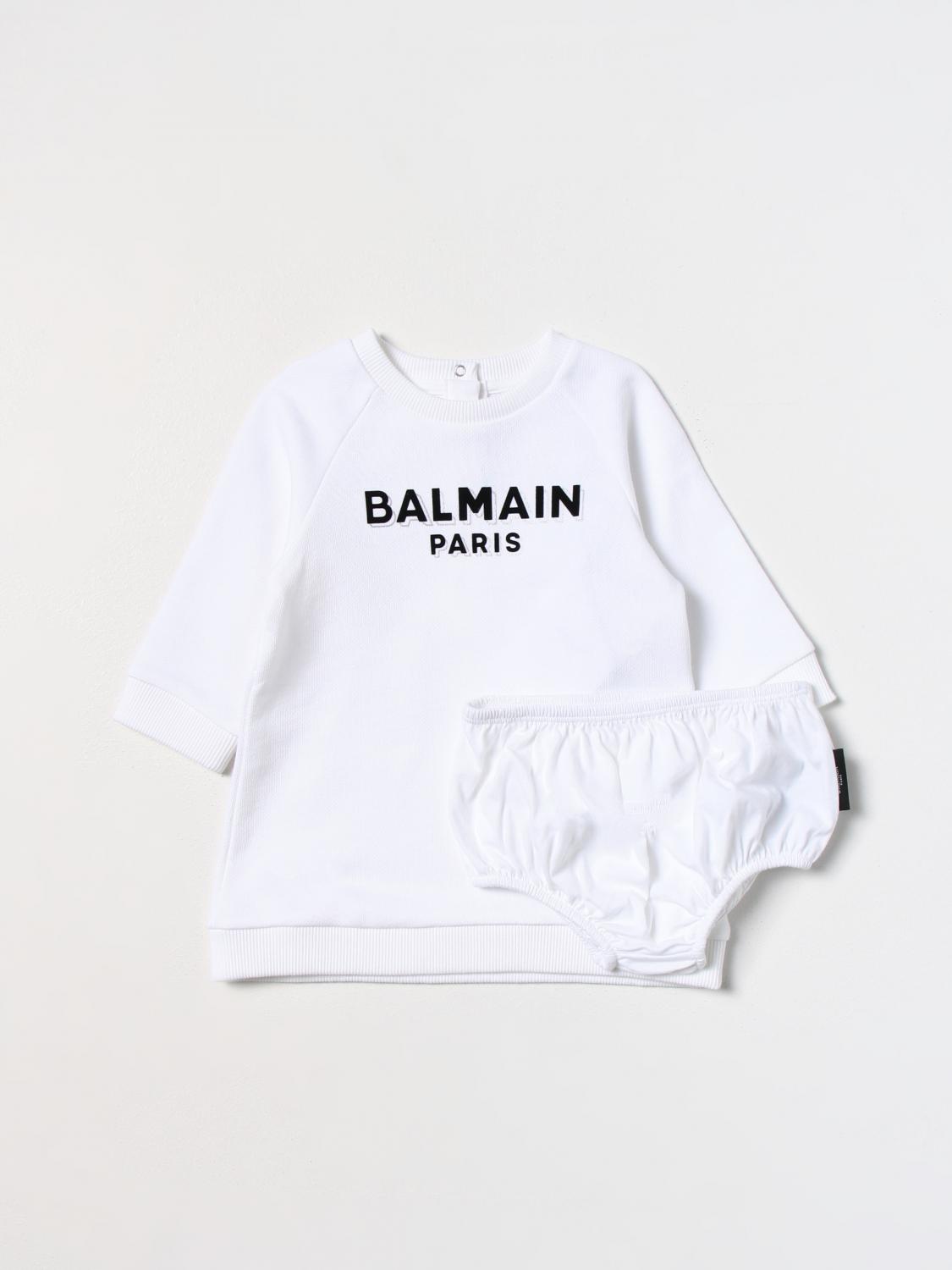 BALMAIN BARBOTEUSE: Pull enfant Balmain Kids, Blanc - Img 1