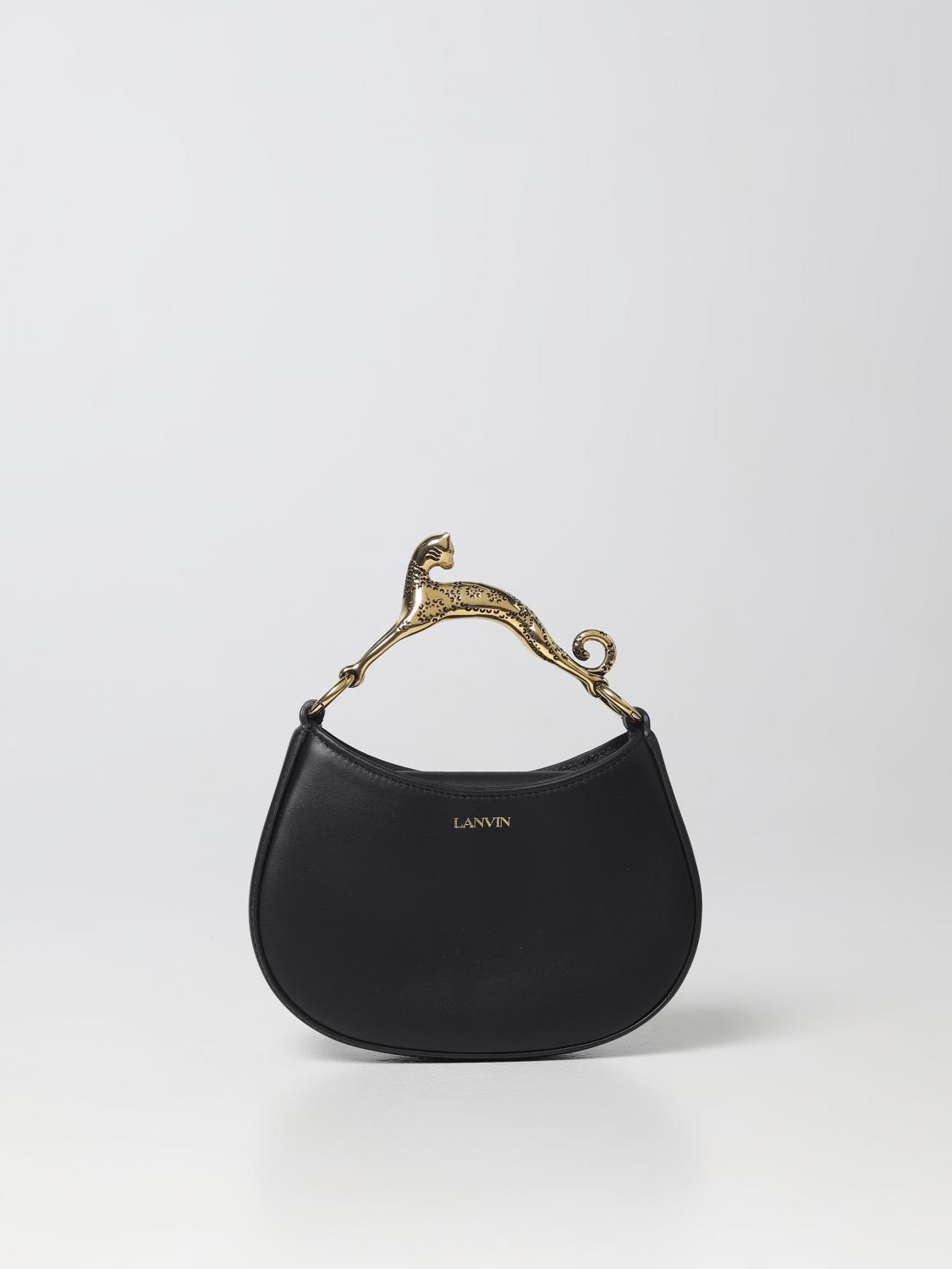 2025人気特価 LANVIN：ショルダーバッグ レディース - ブラック | GIGLIO.COM ジャケット・アウター