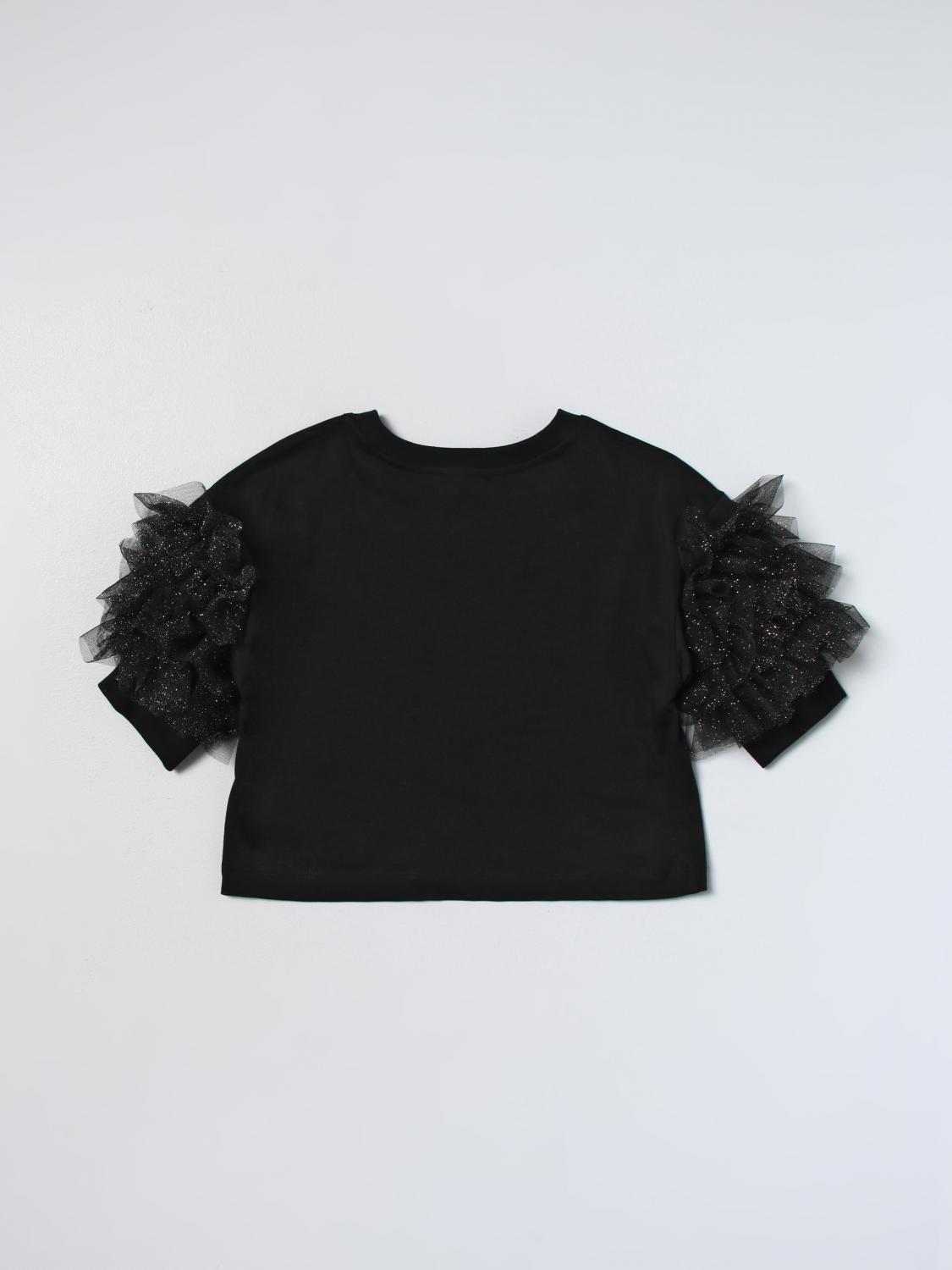 MONNALISA CAMISETA: Camisetas niños Monnalisa, Negro - Img 2