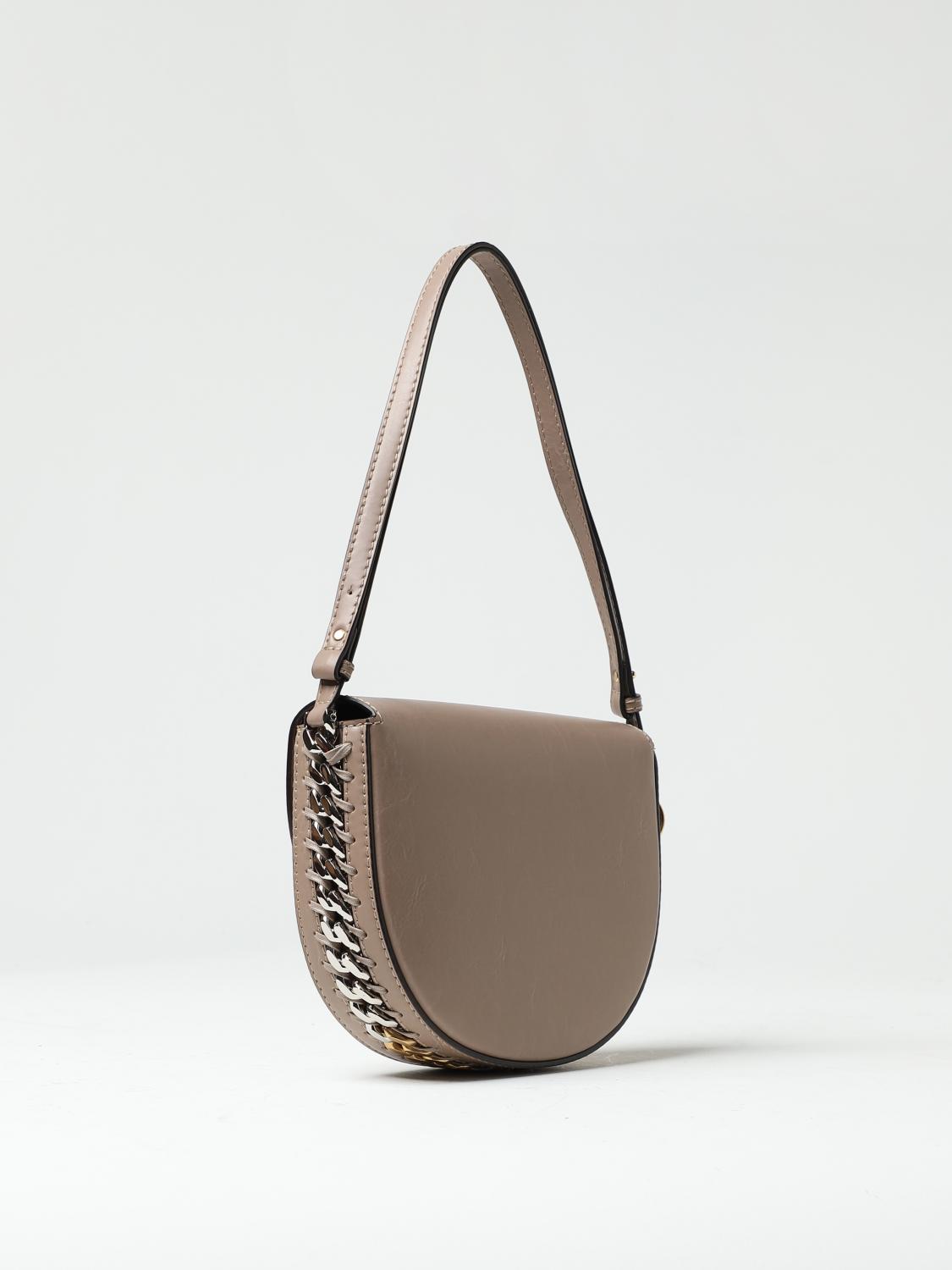 STELLA MCCARTNEY BORSA MINI: Borsa Flap Stella McCartney in pelle sintetica, Sabbia - Img 2