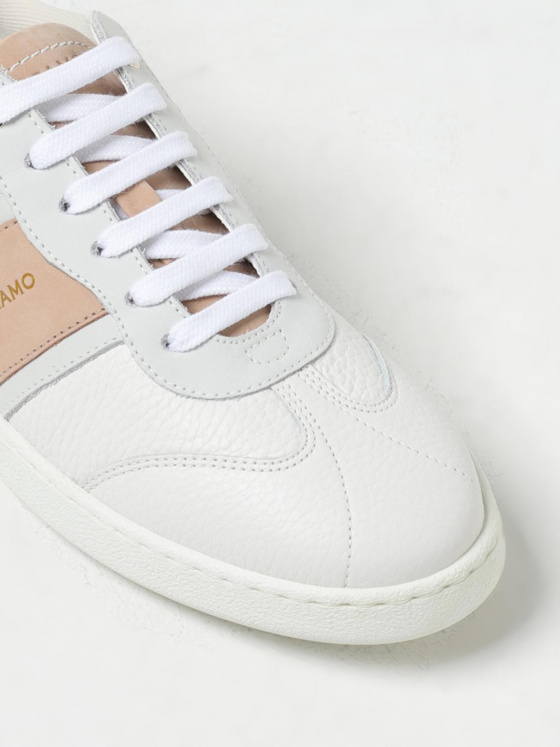 Salvatore Ferragamo｜SNEAKERS (030418 762276) FERRAGAMO: leather sneakers with logo - White | Ferragamo