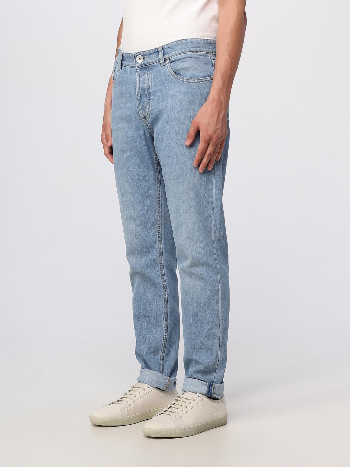 BRUNELLO CUCINELLI JEANS: Jeans Brunello Cucinelli in denim washed, Blue - Img 4