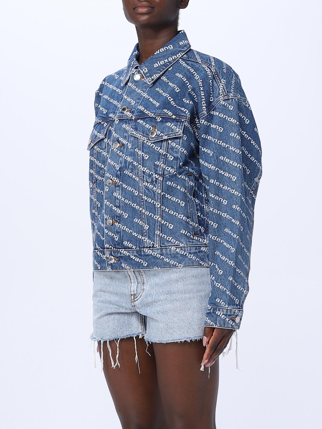 ALEXANDER WANG 재킷: 재킷 여성 Alexander Wang, 데님 - Img 4