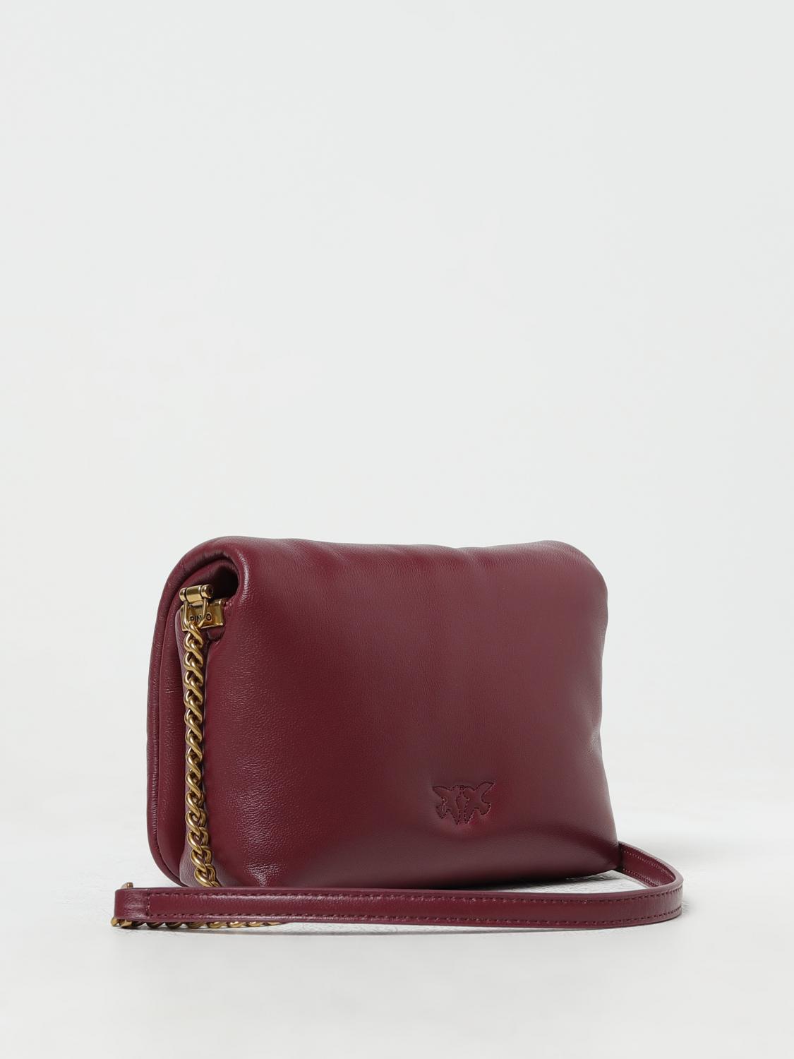 PINKO BORSA MINI: Borsa Love Click Baby Puff Pinko in nappa, Viola - Img 2