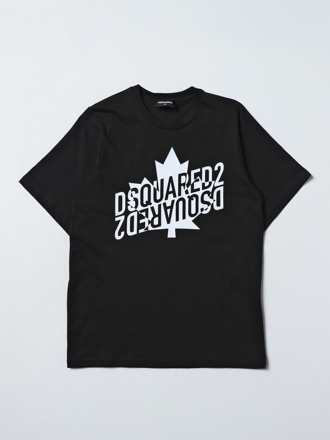 DSQUARED2 T-SHIRT: T-shirt kinder Dsquared2 Junior, Schwarz - Img 1