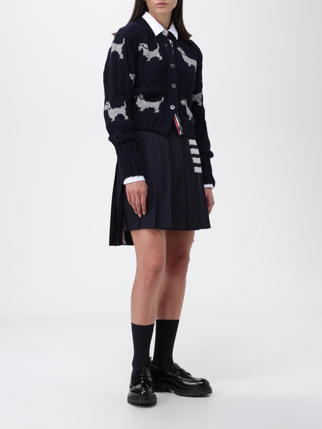 THOM BROWNE FALDA: Falda mujer Thom Browne, Azul Oscuro - Img 2