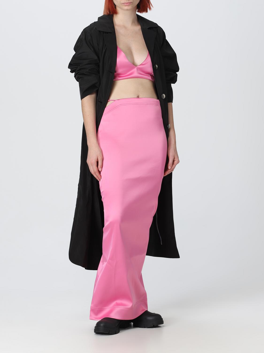 GANNI COAT: Ganni jacket in recycled nylon, Black - Img 2