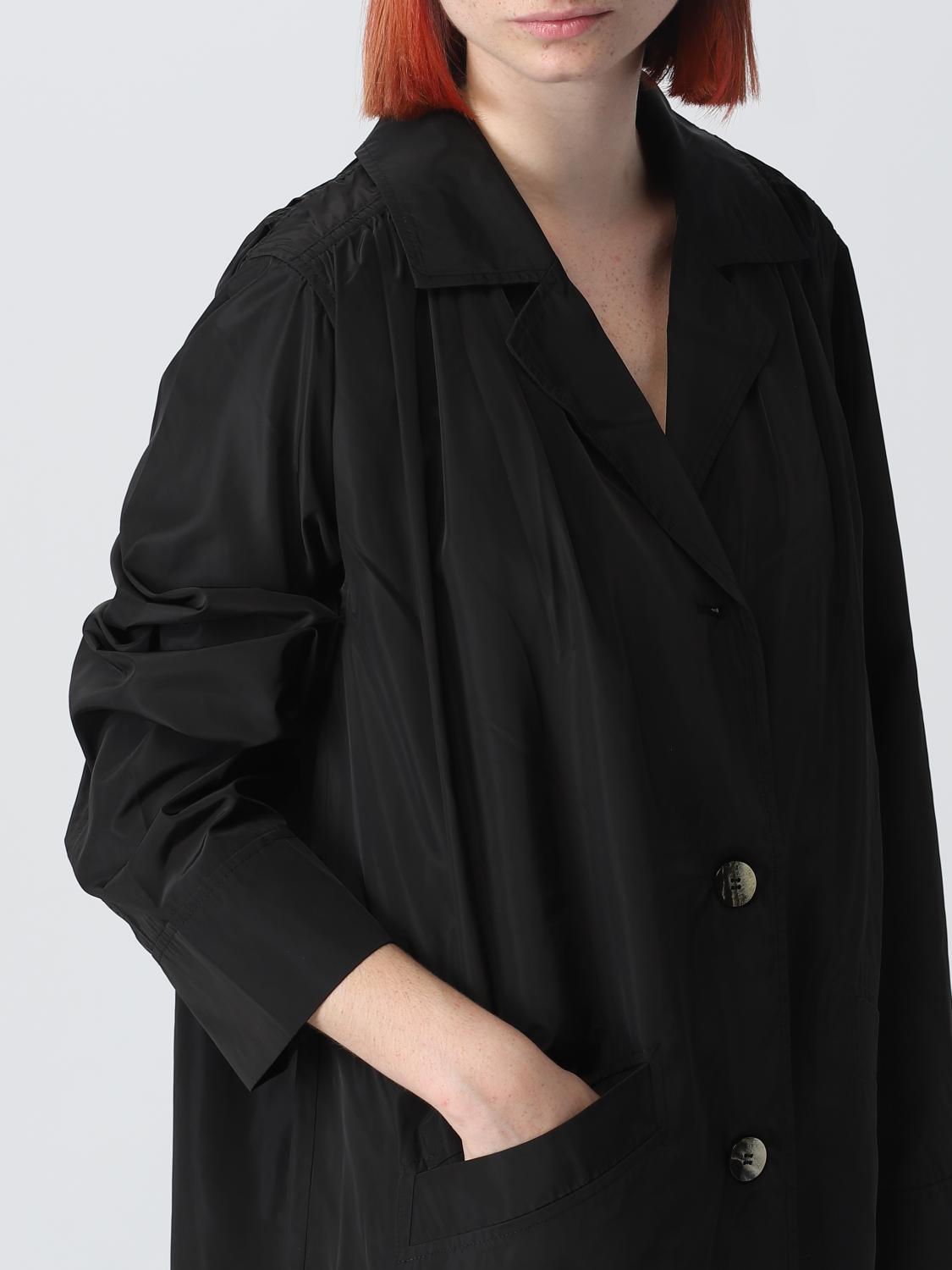 GANNI COAT: Ganni jacket in recycled nylon, Black - Img 5