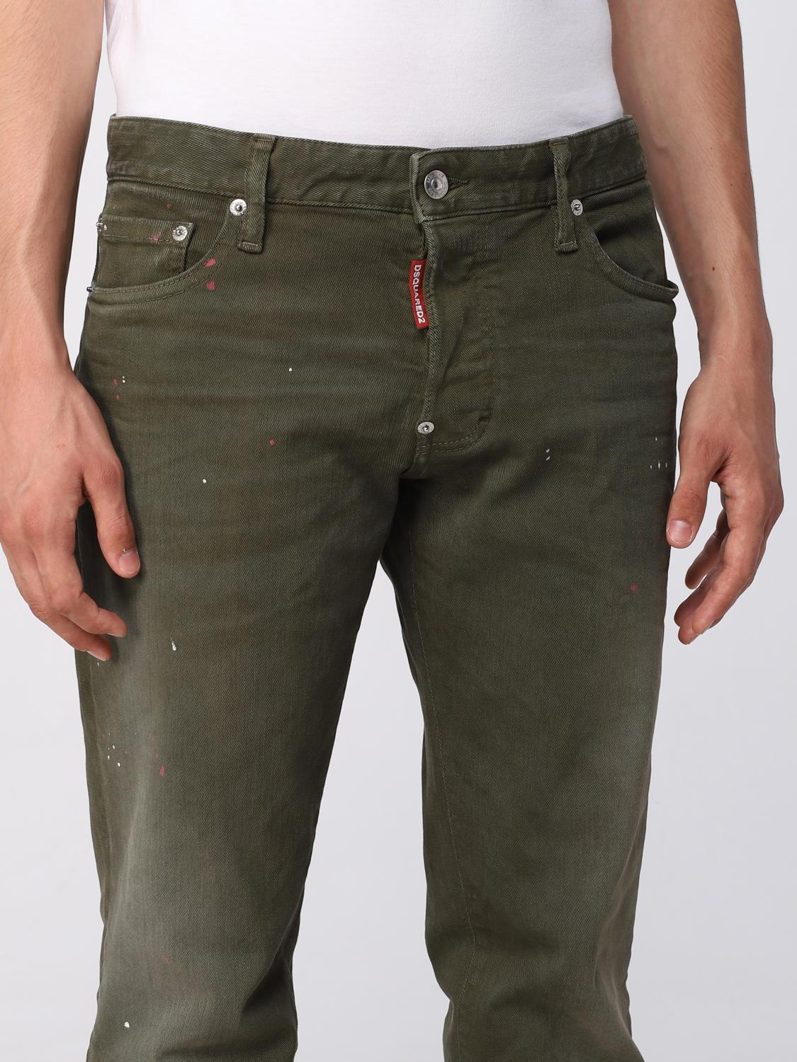 DSQUARED2 JEANS: Jeans hombre Dsquared2, Verde - Img 3