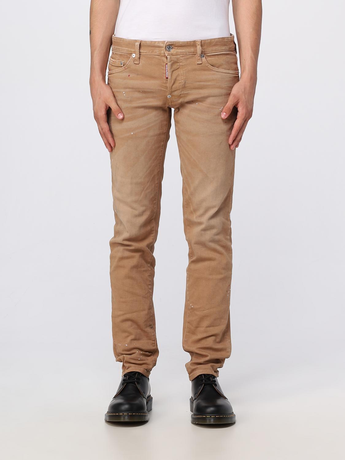 DSQUARED2 JEANS: Jeans hombre Dsquared2, Marrón - Img 1