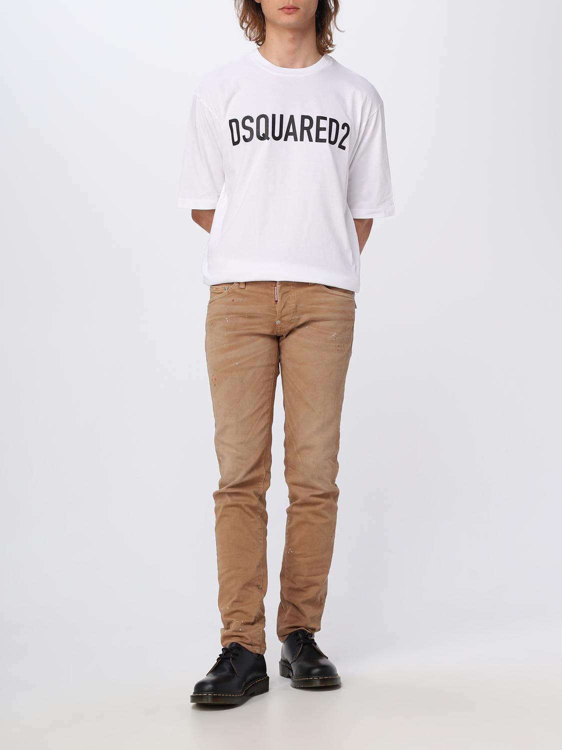 DSQUARED2 JEANS: Jeans hombre Dsquared2, Marrón - Img 2