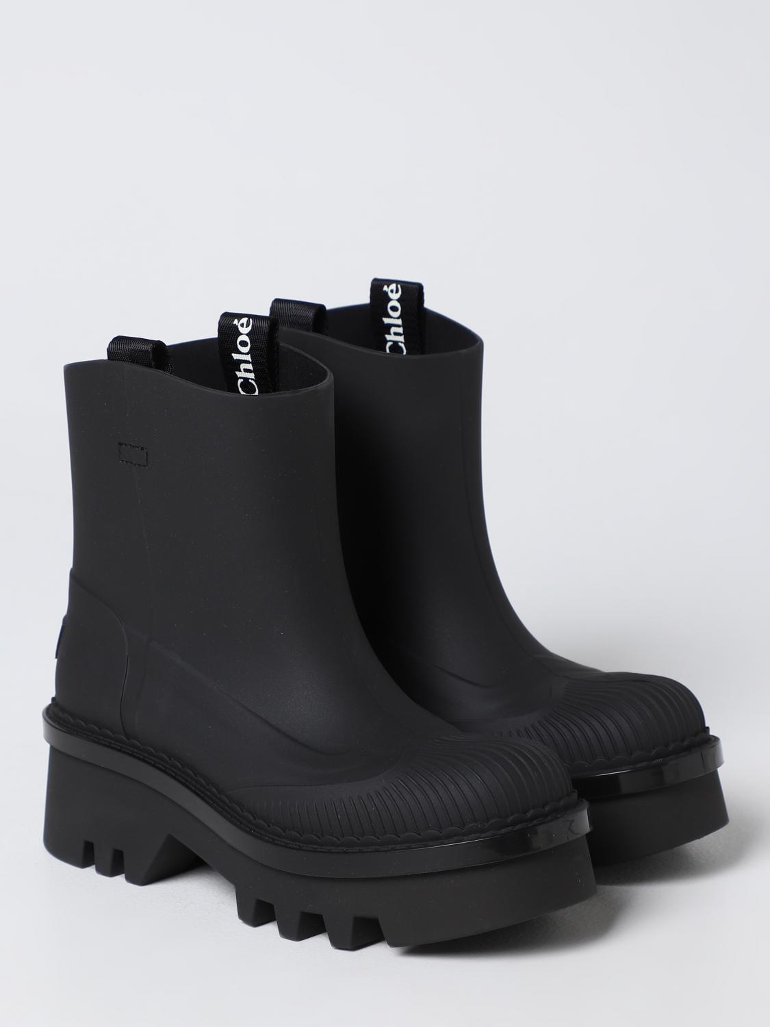 CHLOÉ FLACHE STIEFELETTEN: Stiefel damen ChloÉ, Schwarz - Img 2