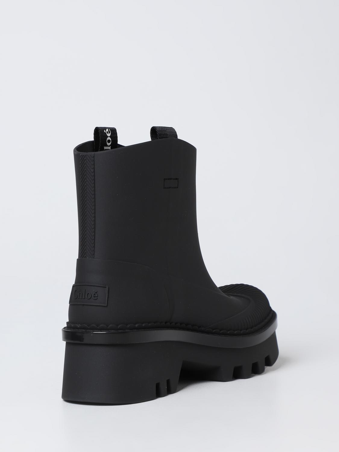 CHLOÉ FLACHE STIEFELETTEN: Stiefel damen ChloÉ, Schwarz - Img 3