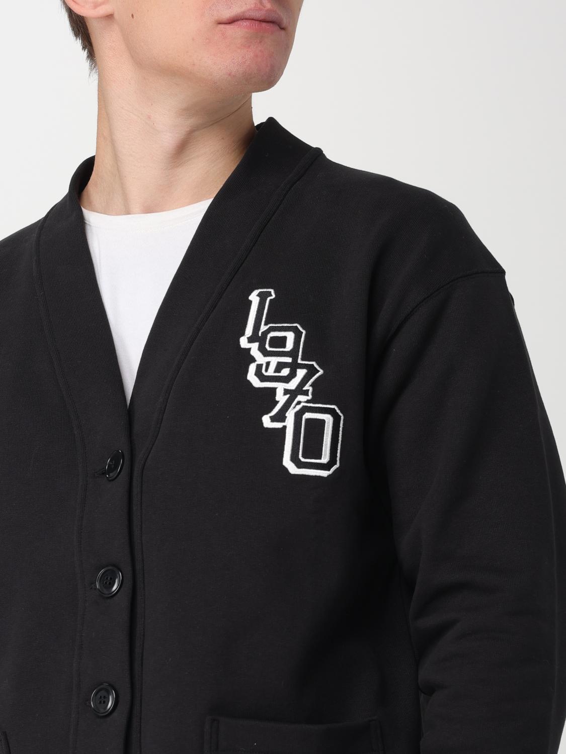 Kenzo cotton cardigan with Varsity Jungle Tiger embroidery - Black
