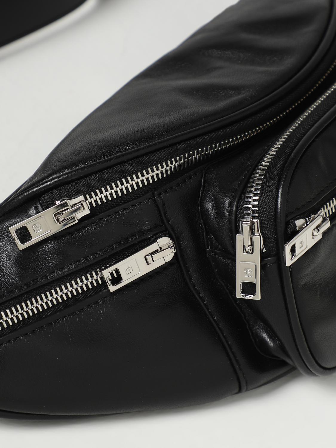 Alexander Wang Padlock leather belt bag - Black | 2030P0073C