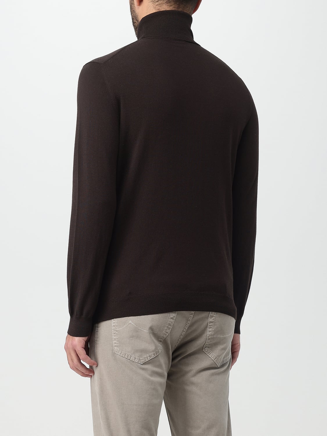 ZANONE SWEATER: Sweater men Zanone, Brown - Img 2