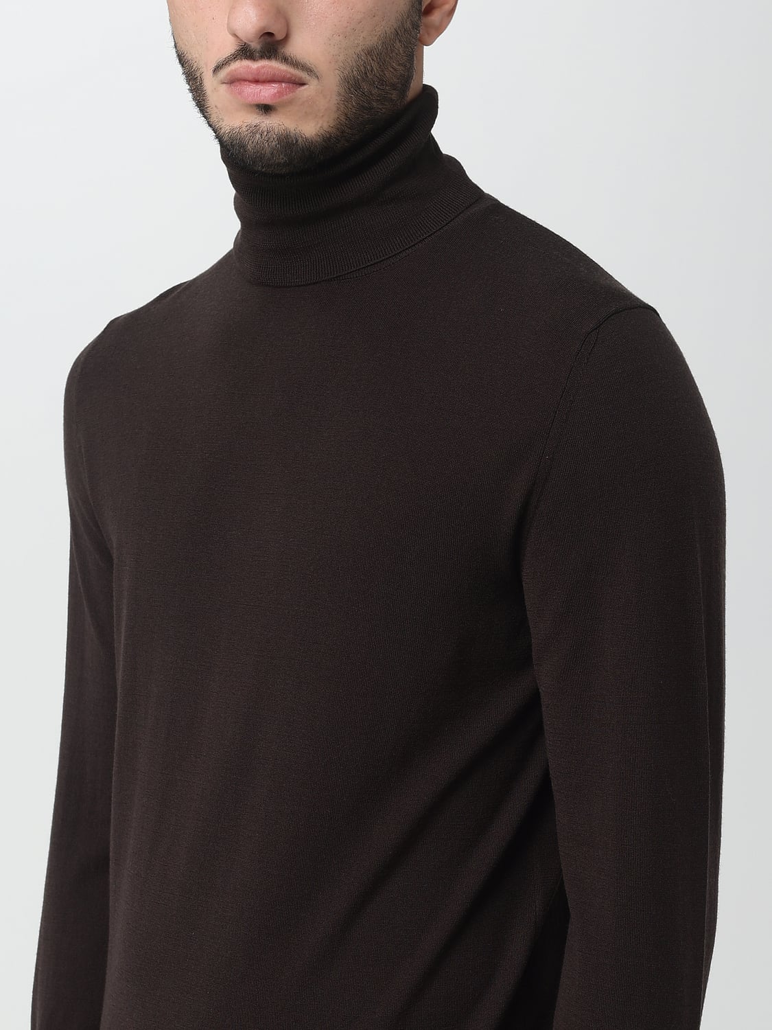 ZANONE SWEATER: Sweater men Zanone, Brown - Img 3