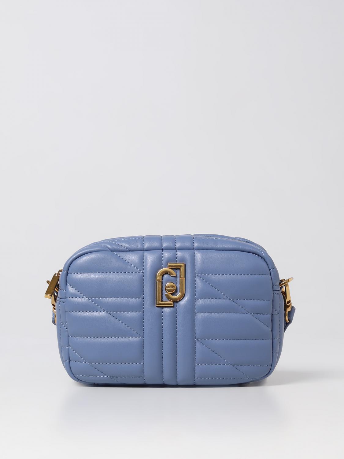 LIU JO BORSA A TRACOLLA: Borsa Liu Jo in nappa sintetica, Blue - Img 1