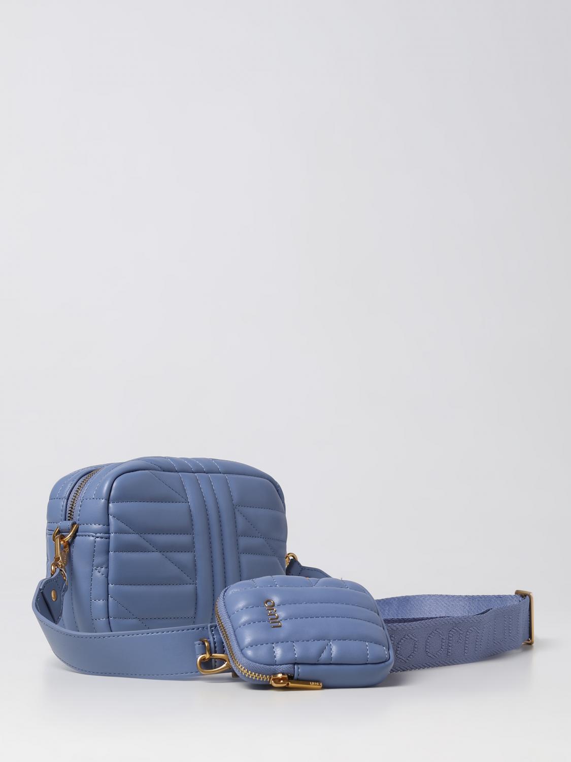 LIU JO BORSA A TRACOLLA: Borsa Liu Jo in nappa sintetica, Blue - Img 2