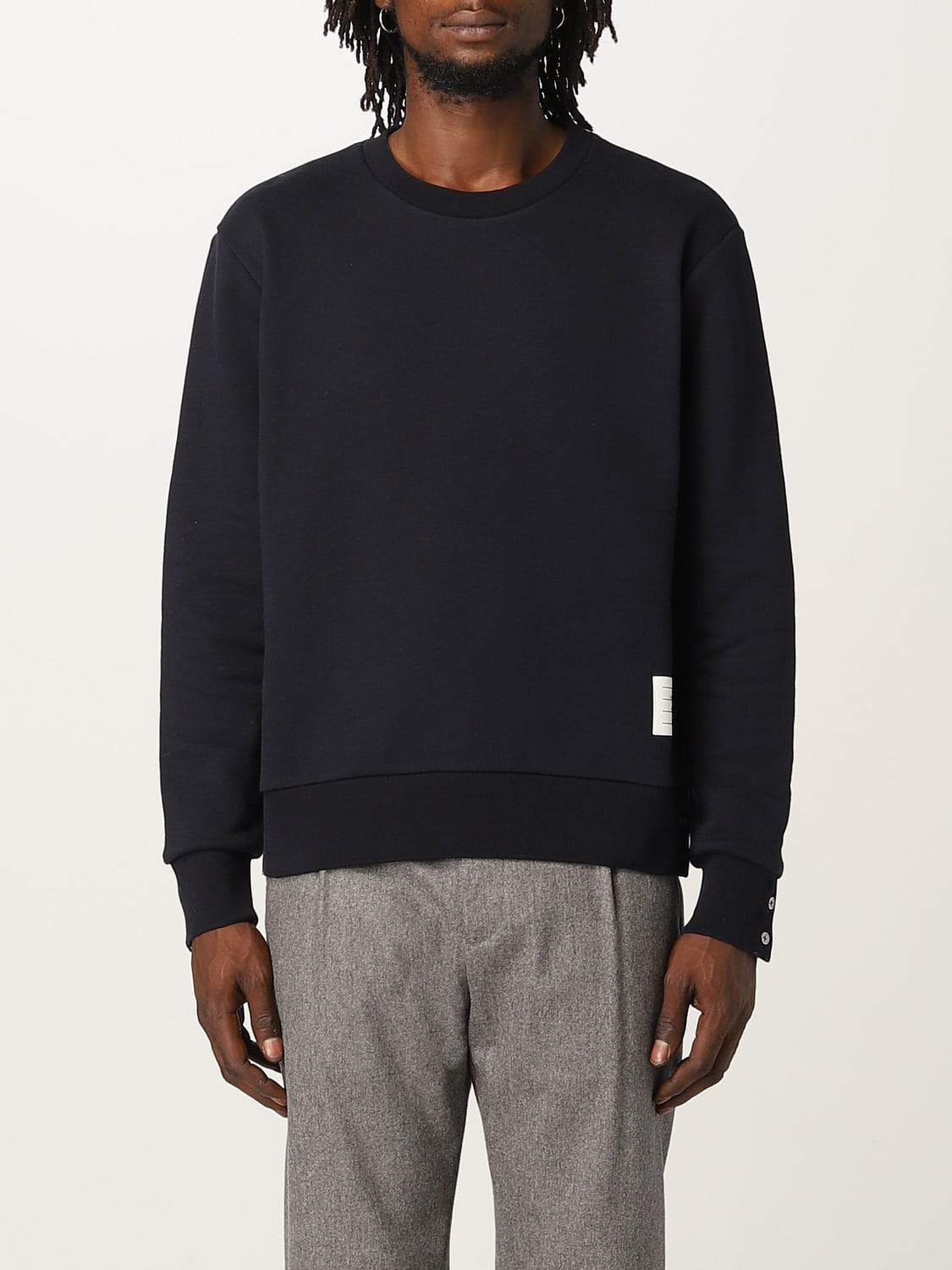 THOM BROWNE SUDADERA: Sudadera hombre Thom Browne, Azul Oscuro - Img 1
