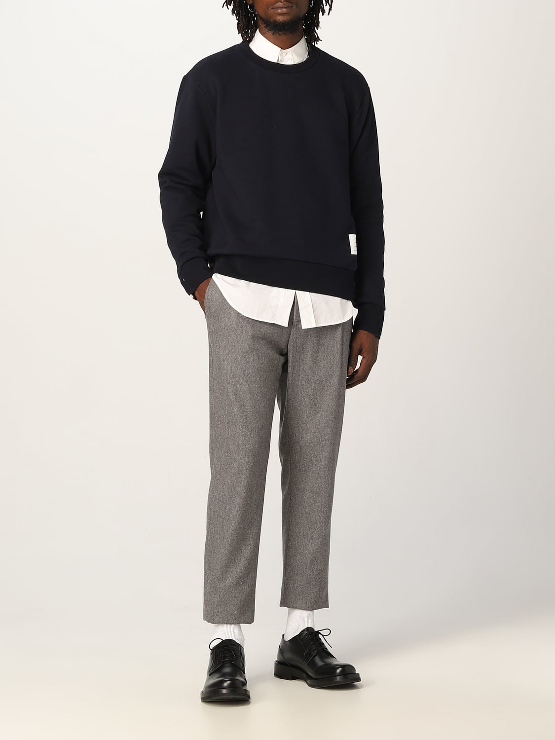 THOM BROWNE SUDADERA: Sudadera hombre Thom Browne, Azul Oscuro - Img 2