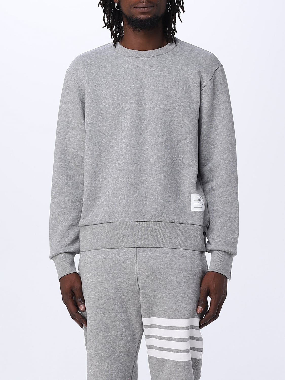 THOM BROWNE SUDADERA: Sudadera hombre Thom Browne, Carbón - Img 1