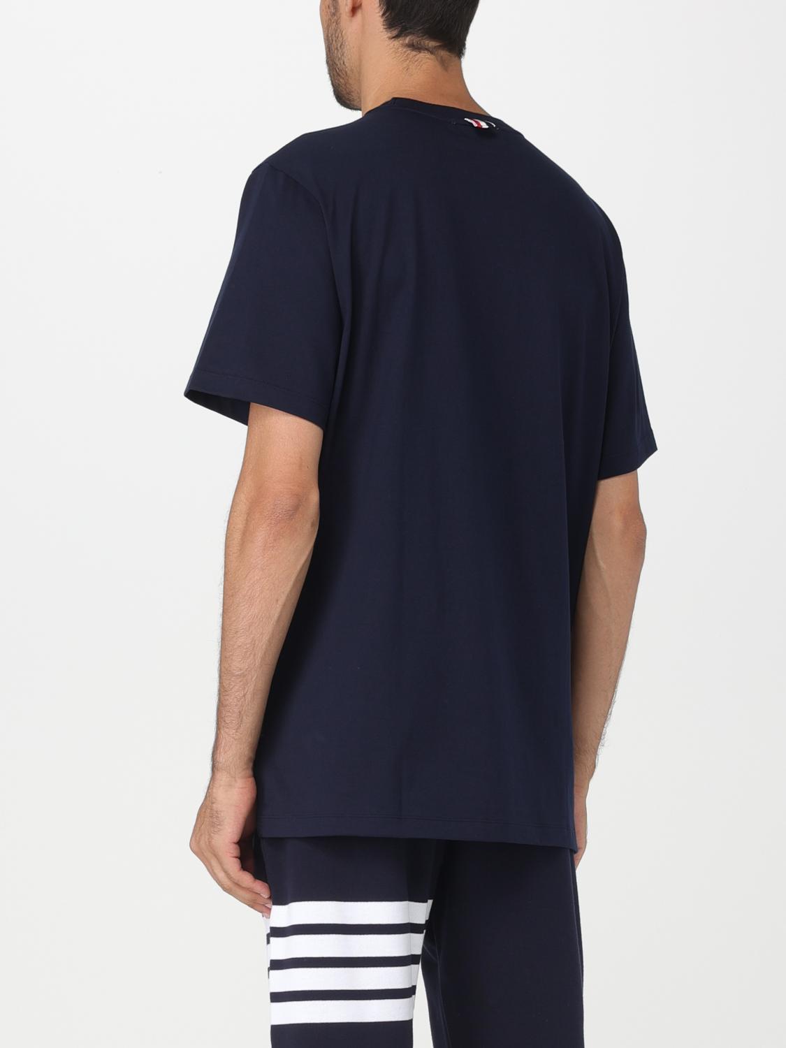 THOM BROWNE CAMISETA: Camiseta hombre Thom Browne, Azul Marino - Img 3