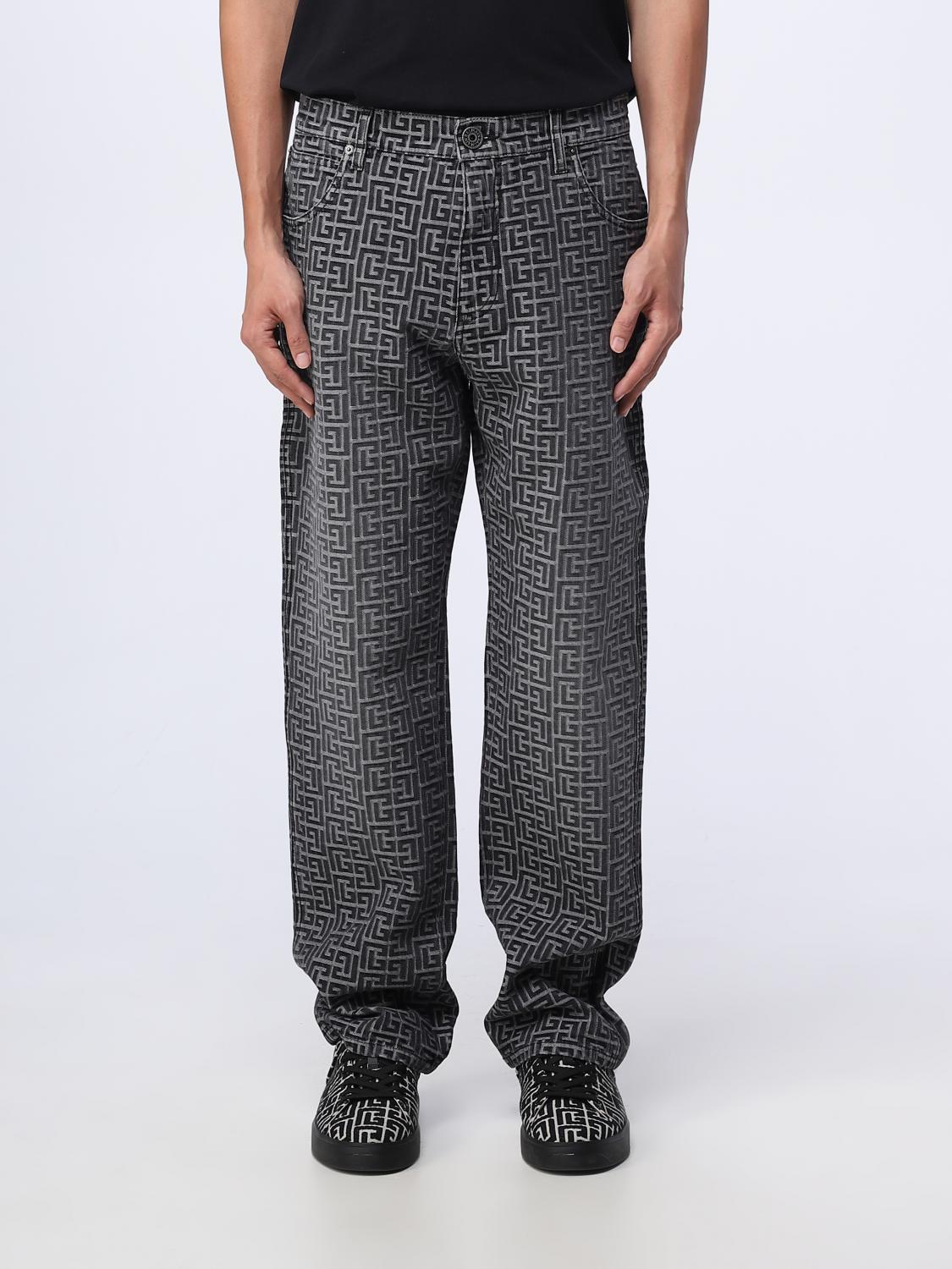 BALMAIN JEANS: Jeans hombre Balmain, Negro - Img 1