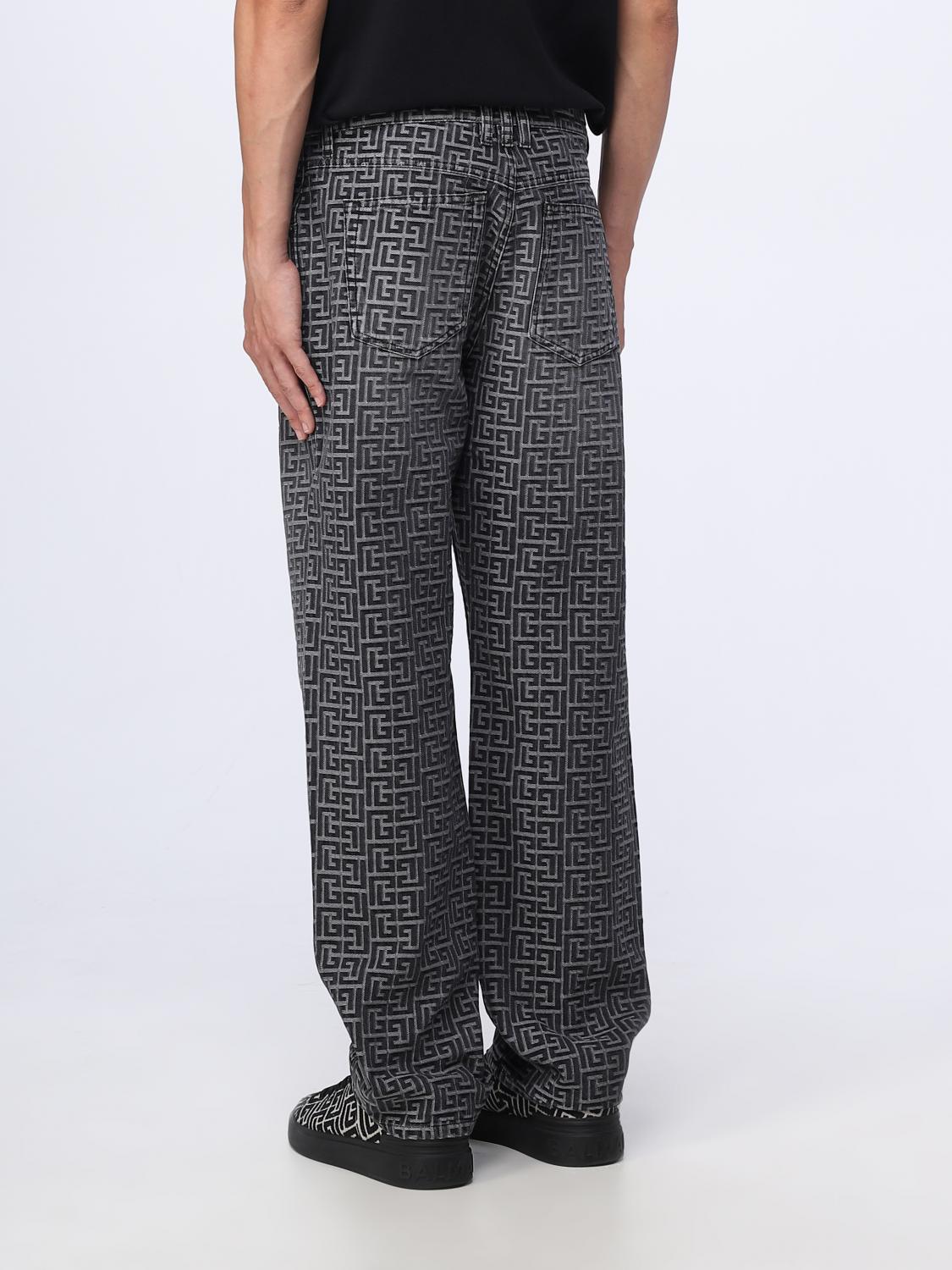 BALMAIN JEANS: Jeans hombre Balmain, Negro - Img 3