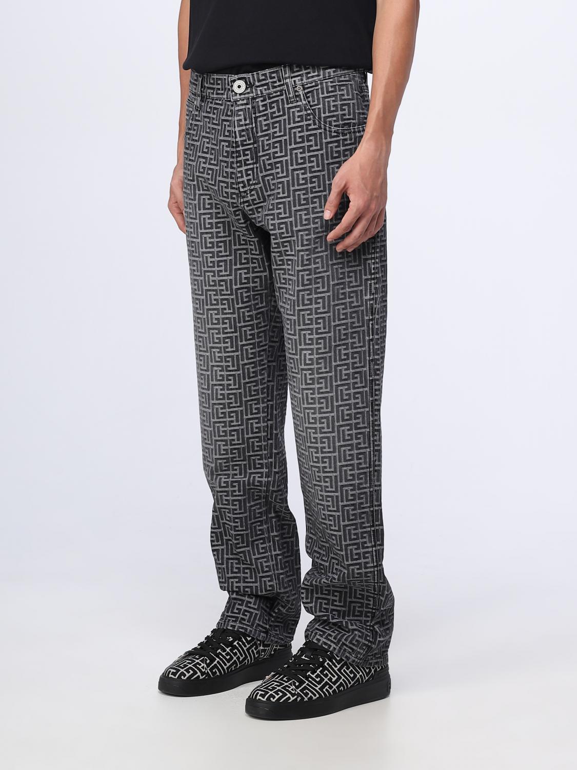 BALMAIN JEANS: Jeans hombre Balmain, Negro - Img 4
