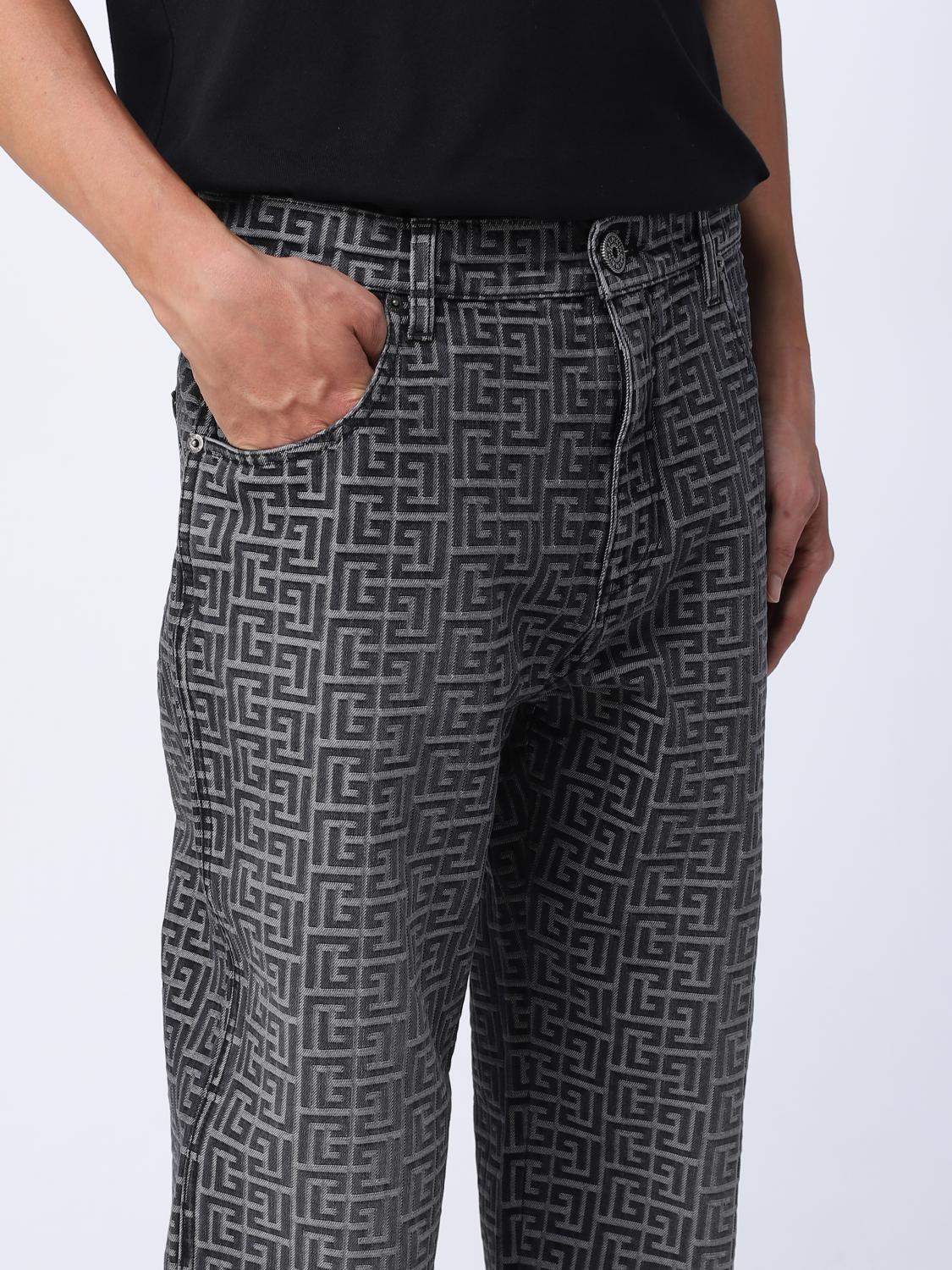 BALMAIN JEANS: Jeans hombre Balmain, Negro - Img 5