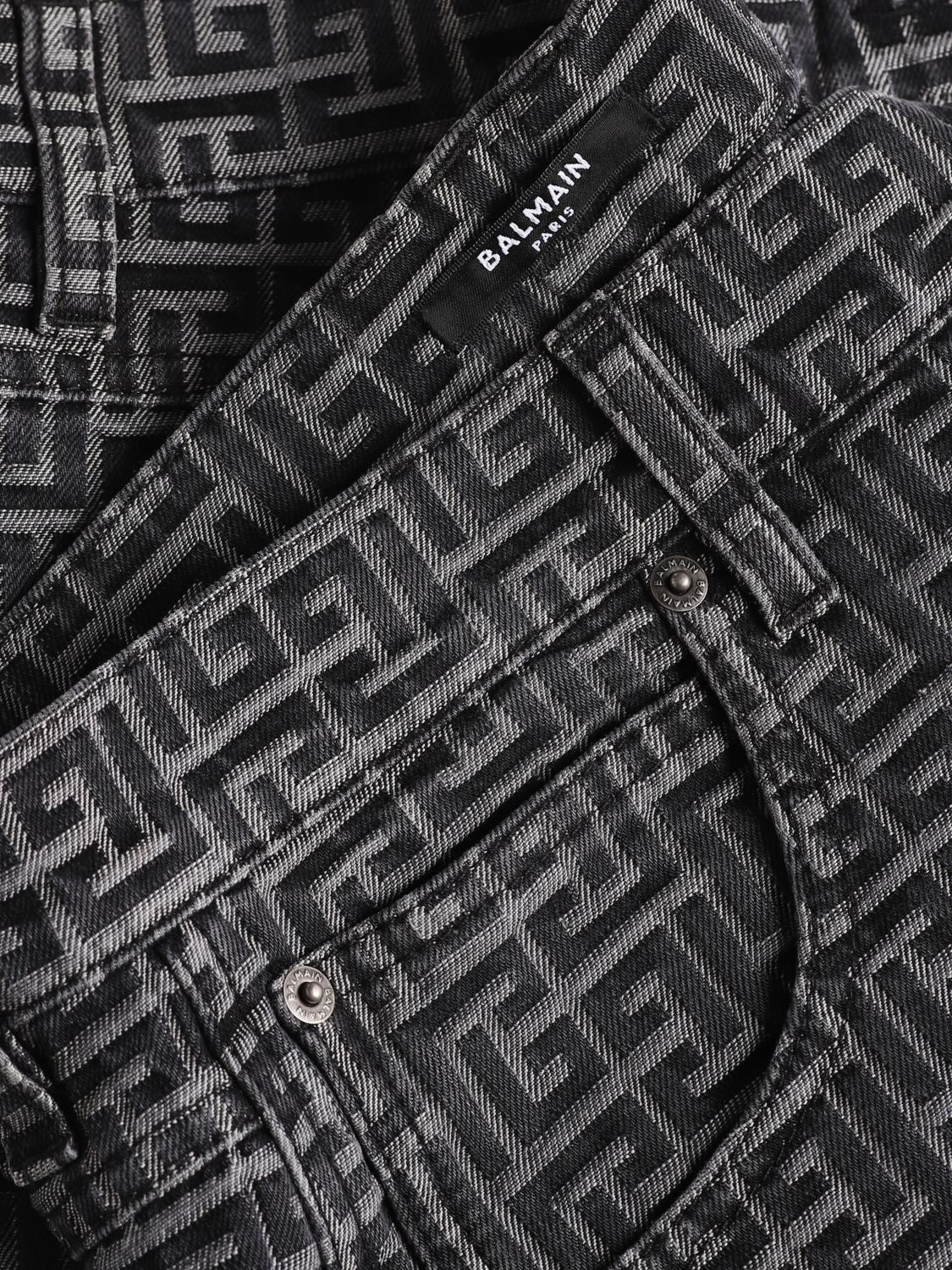 BALMAIN JEANS: Jeans hombre Balmain, Negro - Img 6