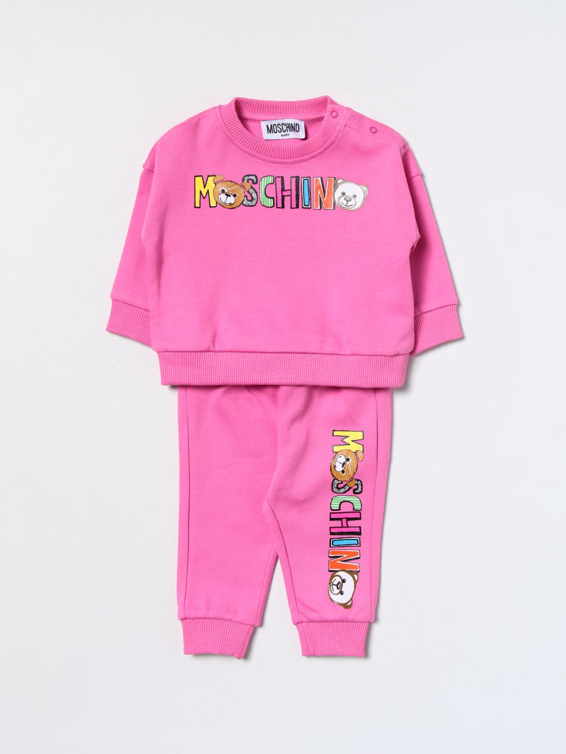 Moschino Kids Baby Grow and Hat Gift Set