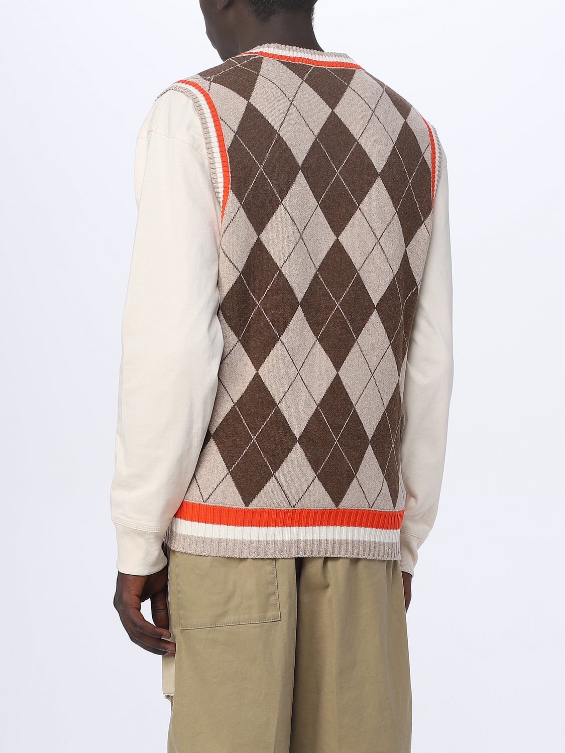 DSQUARED2 SUIT VEST: Dsquared2 vest in wool blend, Multicolor - Img 3