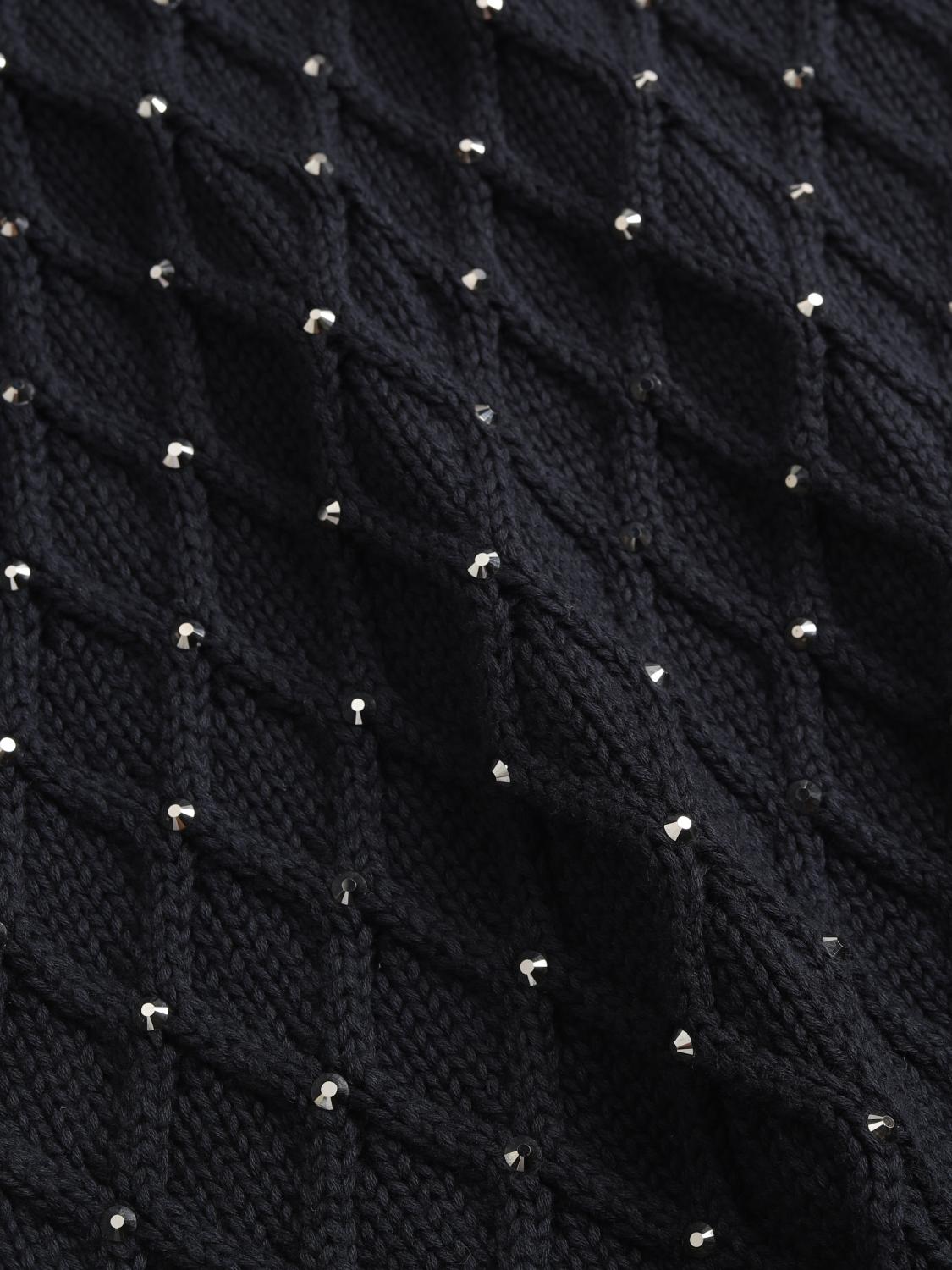 LIU JO GILET: Pull femme Liu Jo, Noir - Img 4