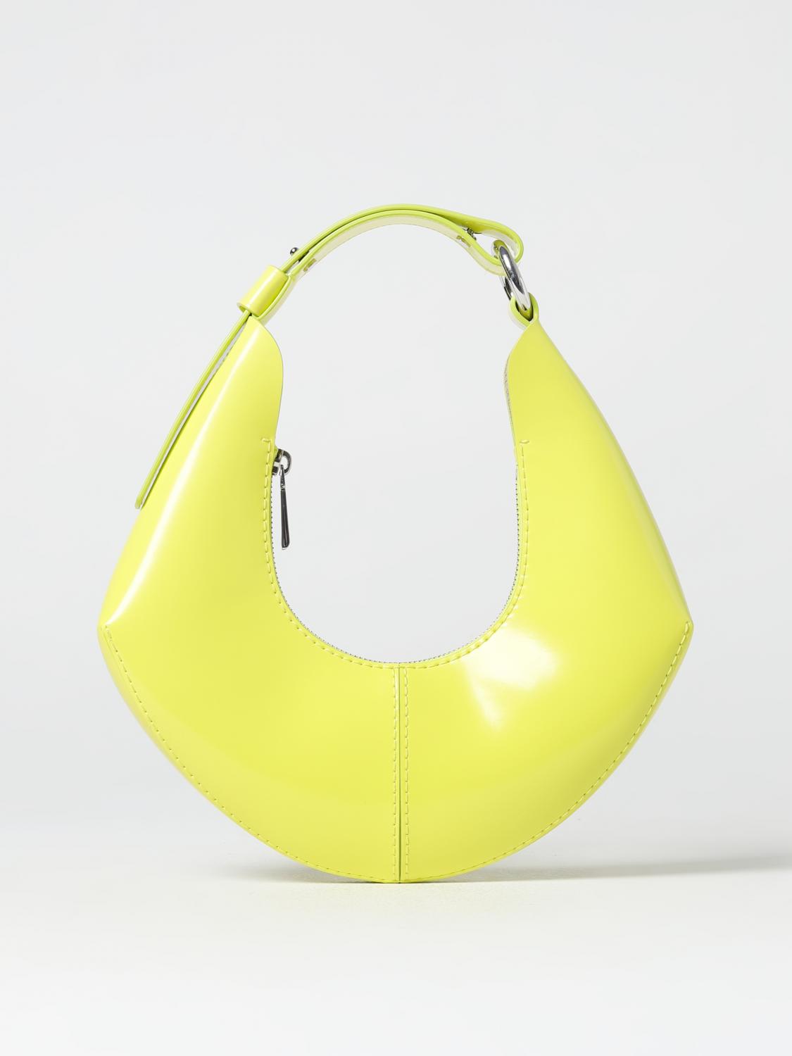 PROENZA SCHOULER BORSA A SPALLA: Borsa Chrystie Proenza Shouler in pelle spazzolata, Giallo - Img 1