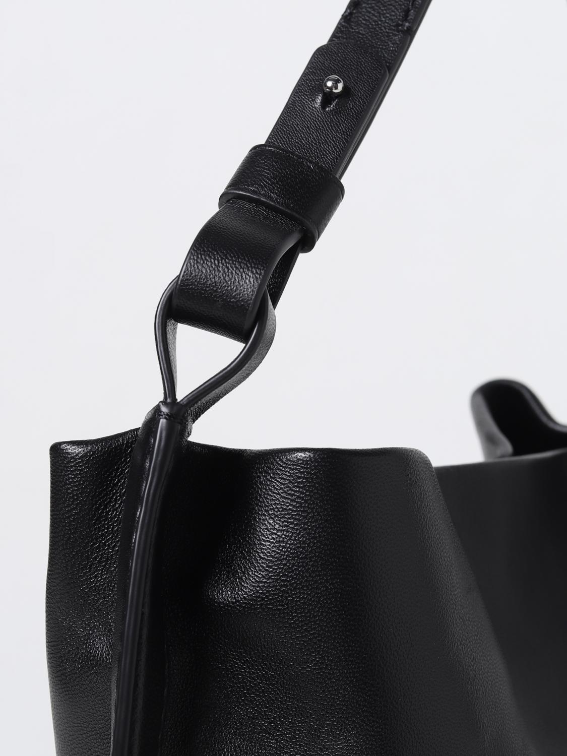 PROENZA SCHOULER BORSA A SPALLA: Borsa Minetta Proenza Schouler in nappa, Nero - Img 3