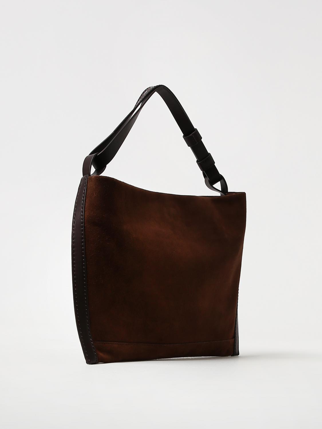 PROENZA SCHOULER BORSA A SPALLA: Borsa Minetta Proenza Schouler in nappa, Marrone - Img 2