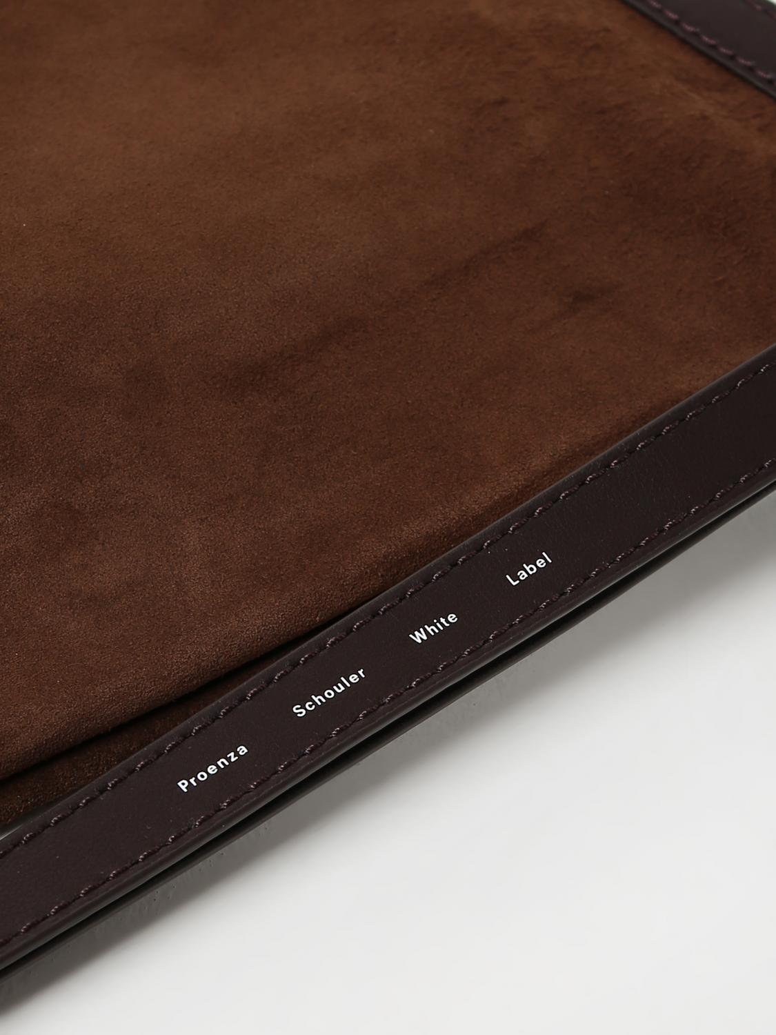 PROENZA SCHOULER BORSA A SPALLA: Borsa Minetta Proenza Schouler in nappa, Marrone - Img 3