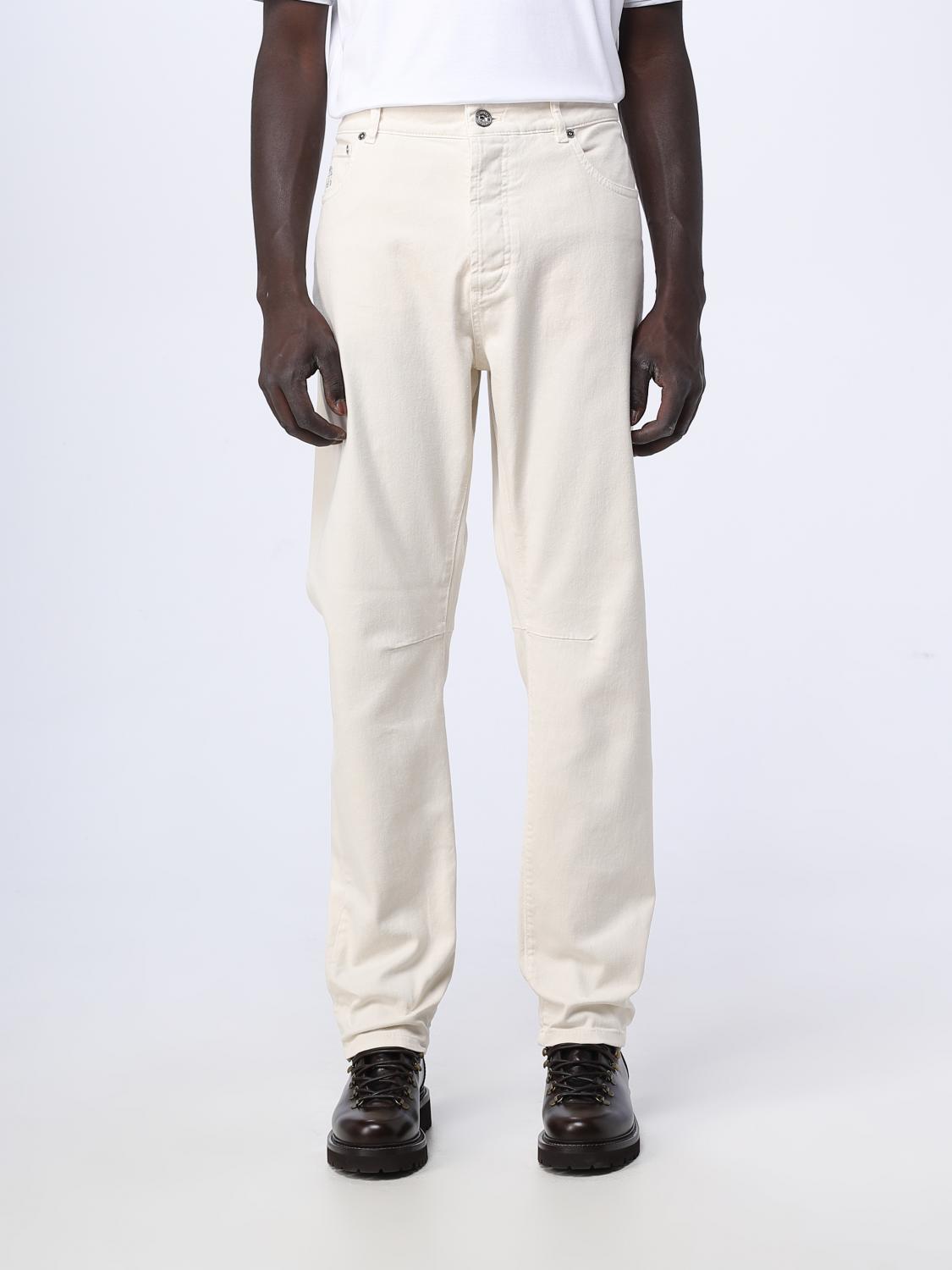 Brunello Cucinelli jeans in denim - Beige | M277PX1290 | GIGLIO.COM