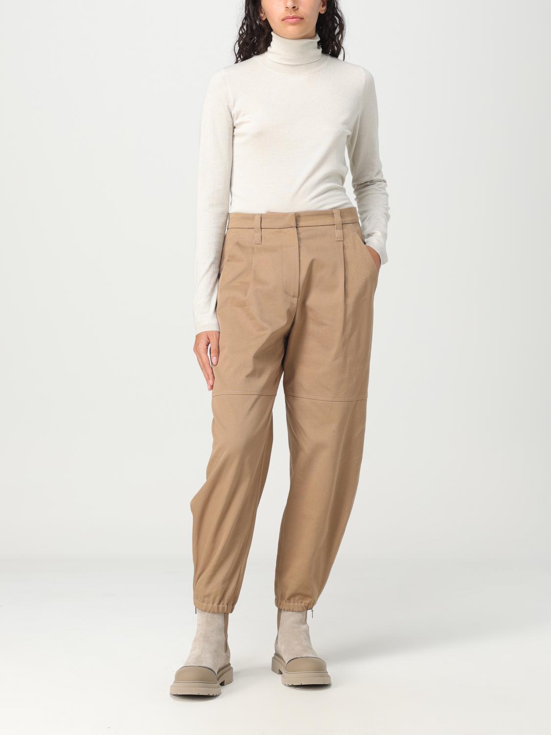 BRUNELLO CUCINELLI PULLOVER: Pullover damen Brunello Cucinelli, Ivory - Img 2