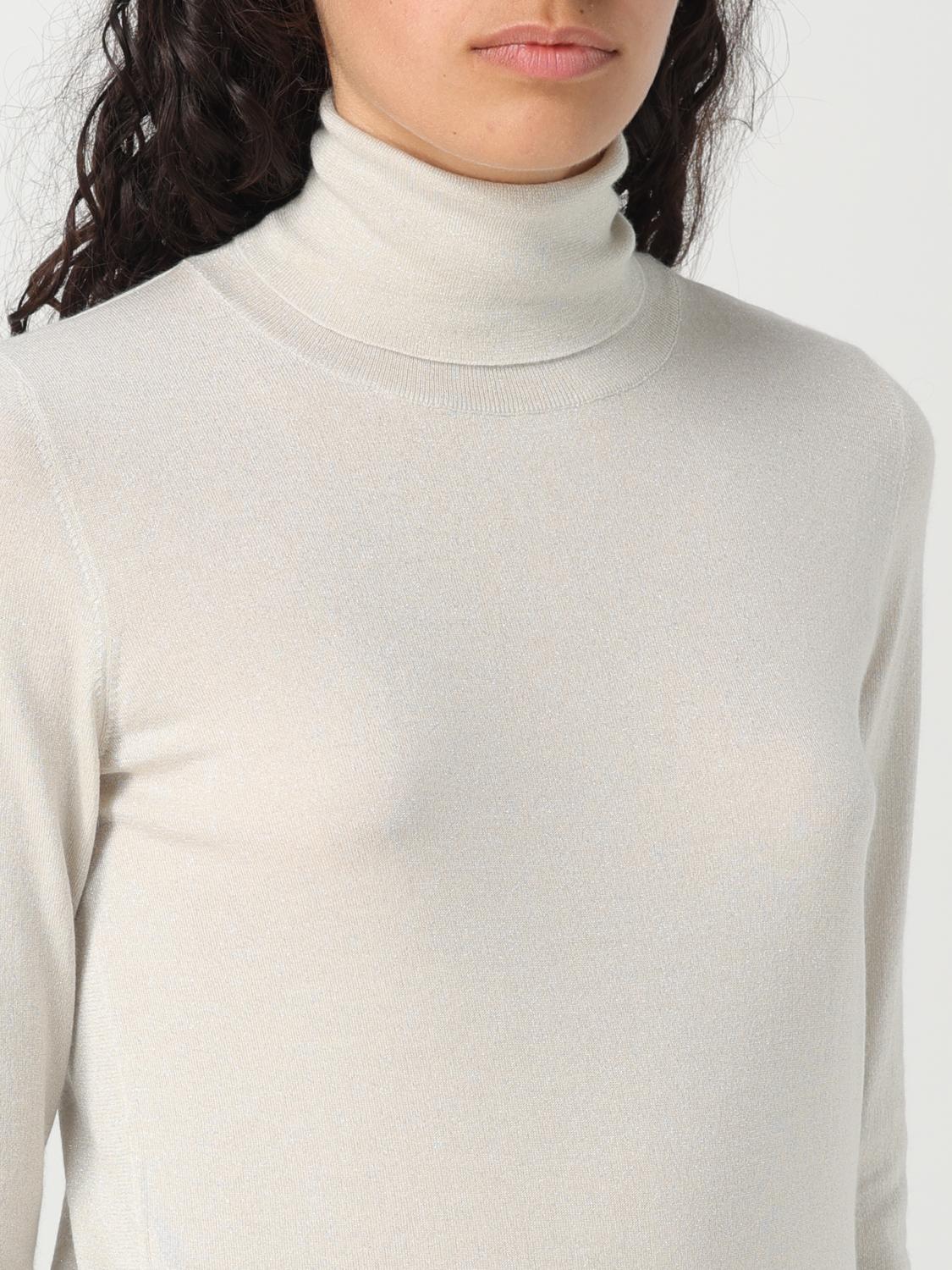 BRUNELLO CUCINELLI PULLOVER: Pullover damen Brunello Cucinelli, Ivory - Img 5