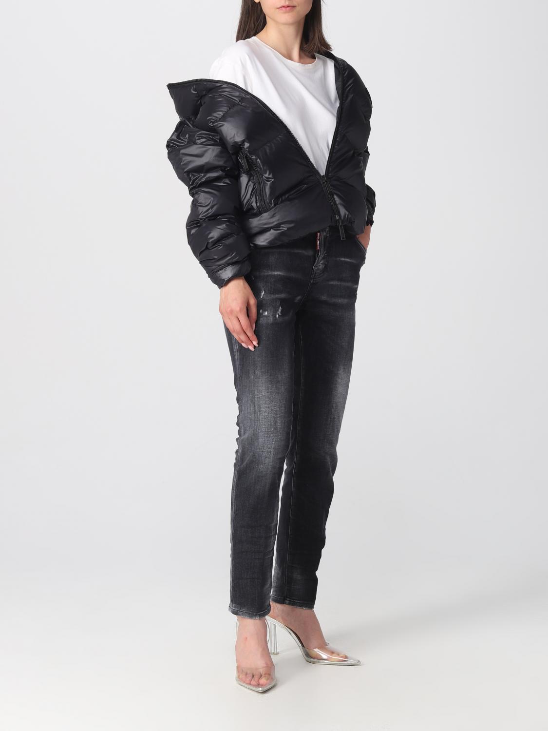 DSQUARED2 JACKE: Jacke damen Dsquared2, Schwarz - Img 2