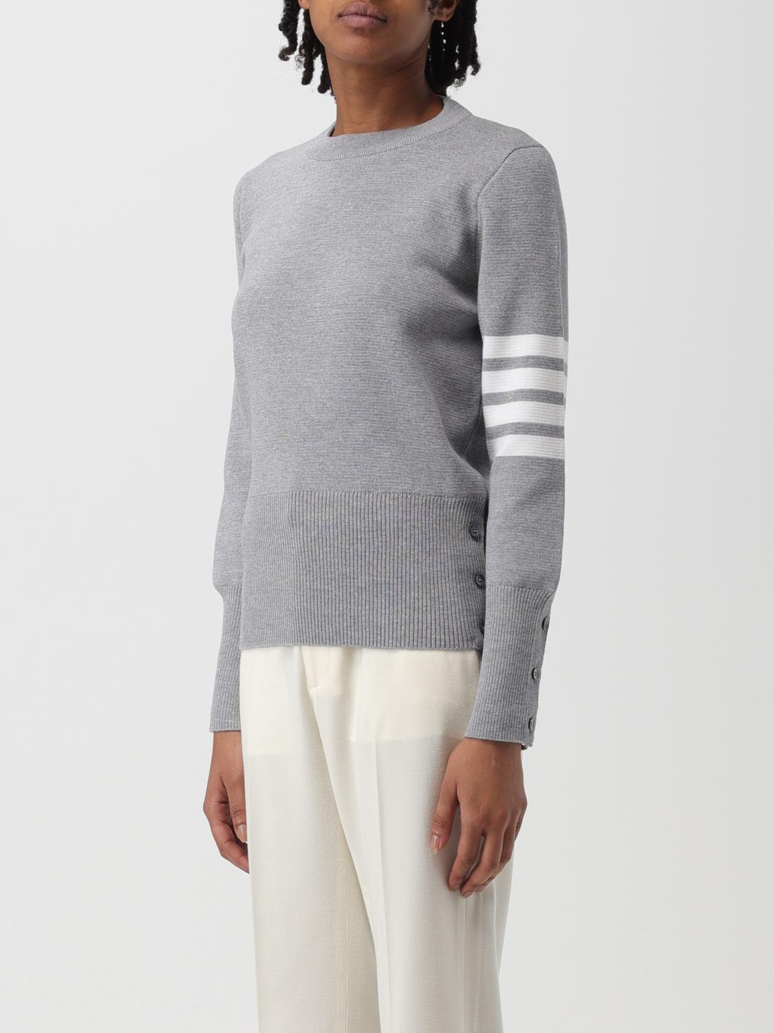 THOM BROWNE MAGLIA: Maglia Milano Thom Browne in lana, Grigio - Img 3