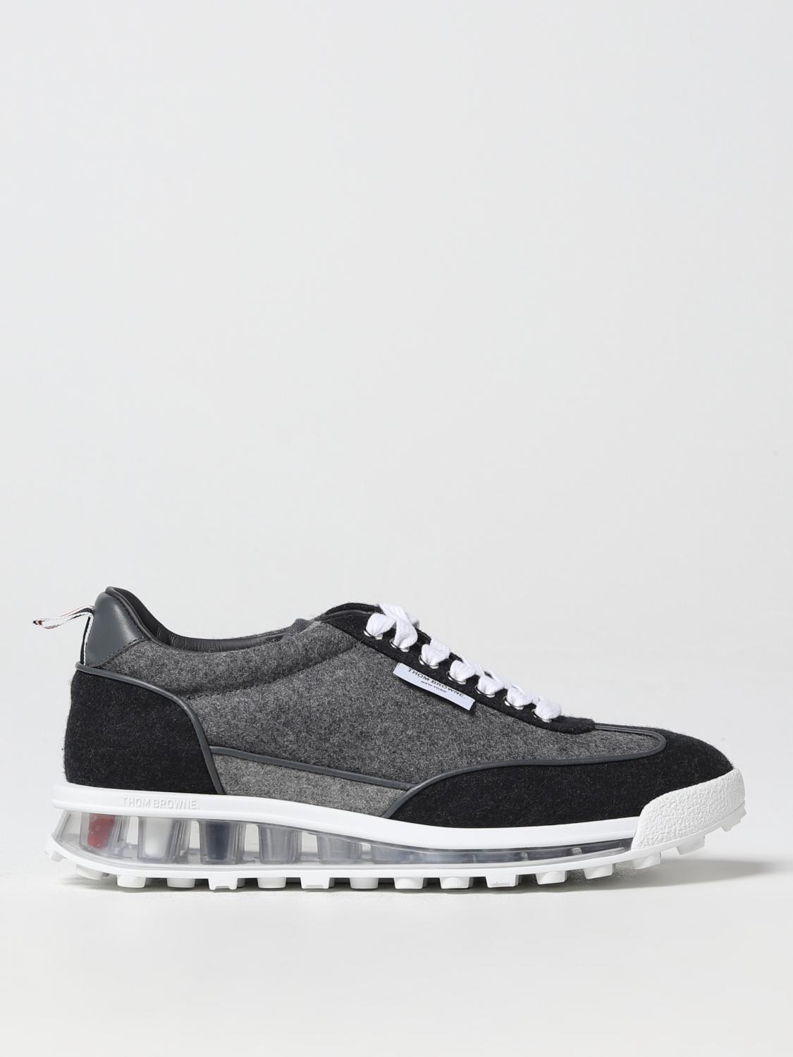 スニーカー THOM BROWNE Men Sneakers Grey MFD261AF0057 035 Thom Browne Outlet: Shoes men - Blue | Thom Browne sneakers