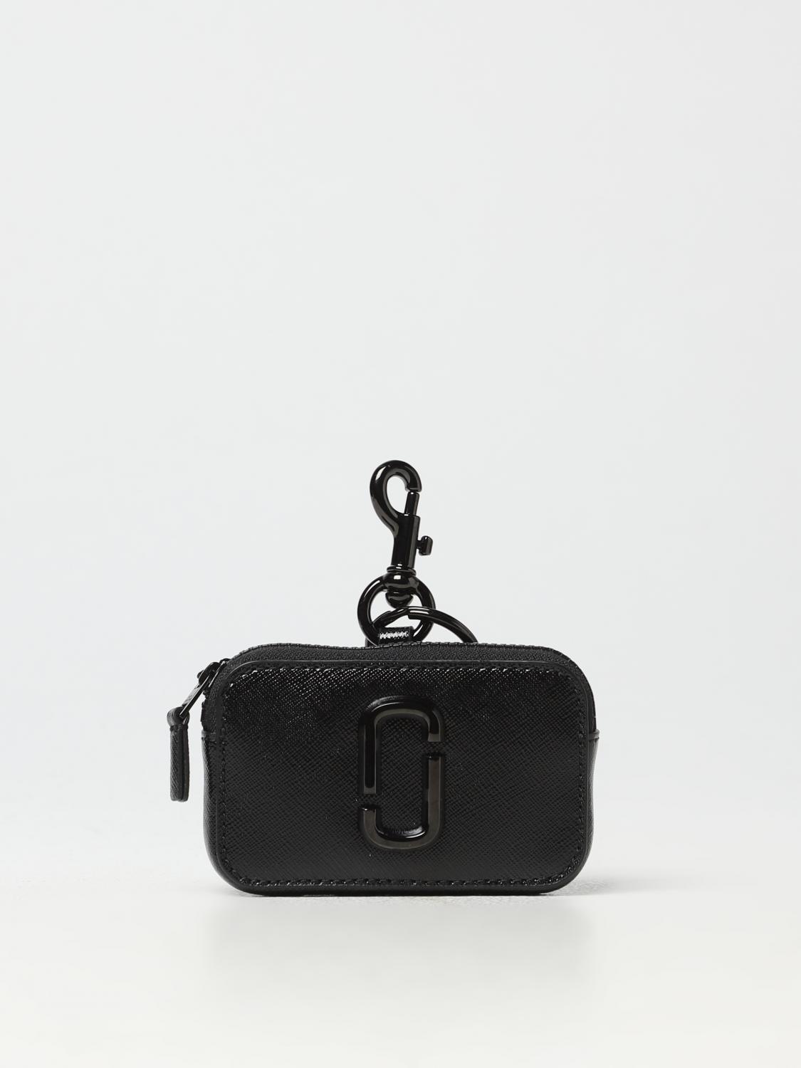 MARC JACOBS PORTAFOGLIO: Portamonete Marc Jacobs in pelle spalmata, Nero - Img 1