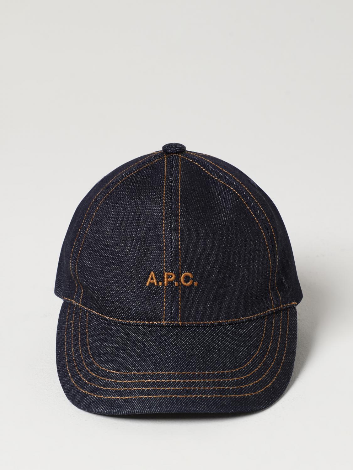 A.P.C. CAPPELLO: Cappello A.P.C. in denim di cotone, Indaco - Img 2