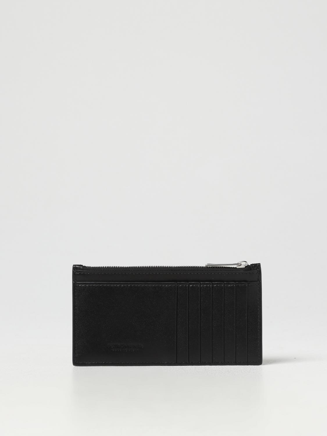 BOTTEGA VENETA PORTAFOGLIO: Portacarte di credito Bottega Veneta in pelle, Nero - Img 2